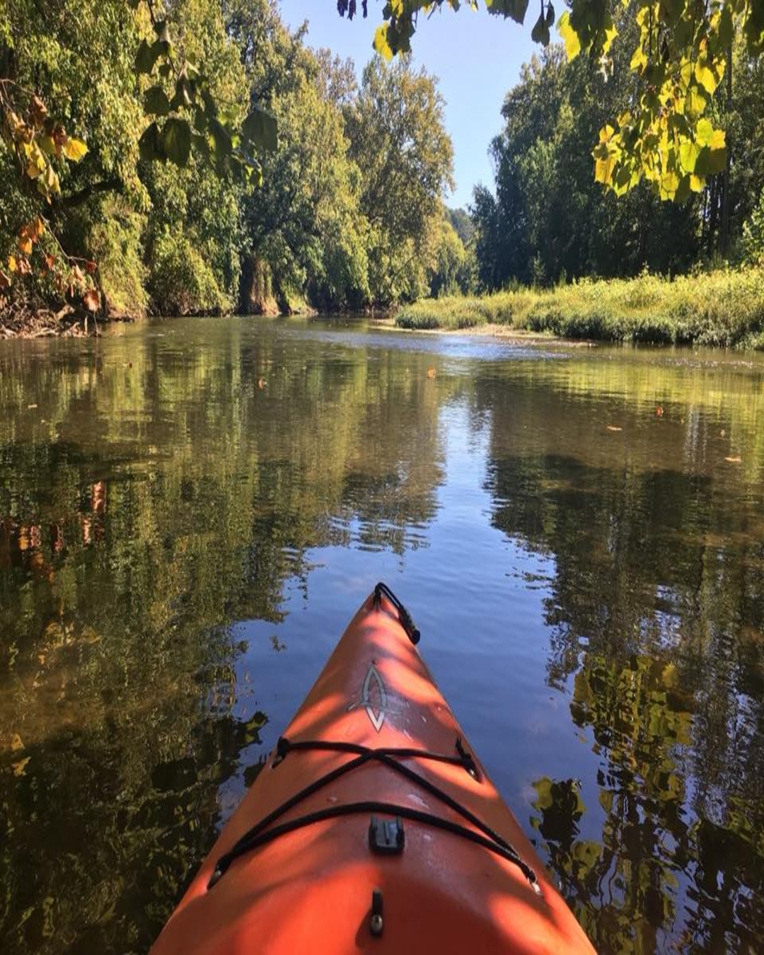 Kayak on a calm river